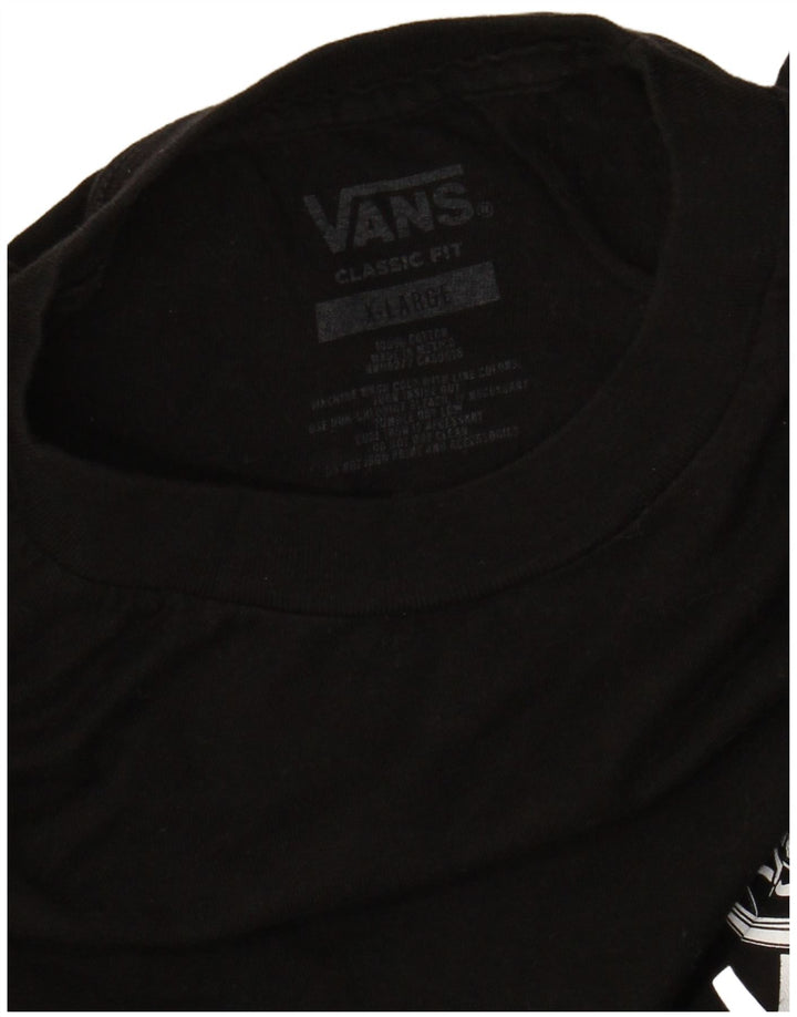 Γραφικό T-Shirt Ανδρικό VANS Classic Fit Top XL Μαύρο βαμβακερό