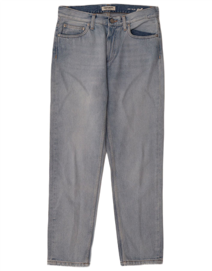 Carhartt Γυναικείο Slim Tapered Jeans W28 L28 Blue Cotton