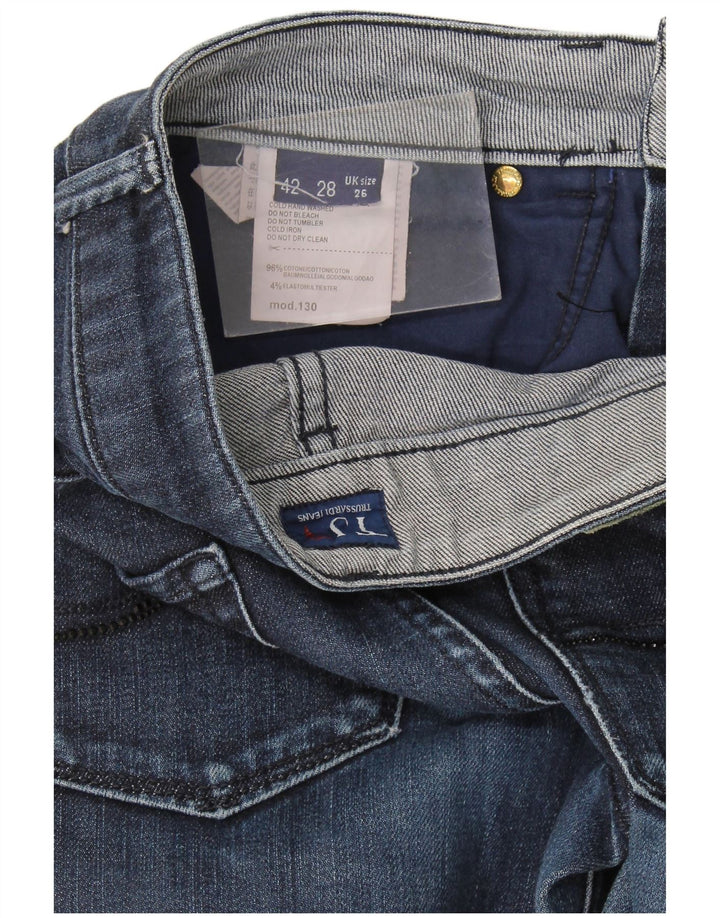 Trussardi Γυναικείο Slim Jeans W26 L29 Navy Blue Cotton