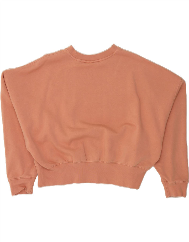 ADIDAS Womens Oversized Sweatshirt Jumper UK 8 Small  Pink Cotton Vintage Adidas and Second-Hand Adidas from Messina Hembry 