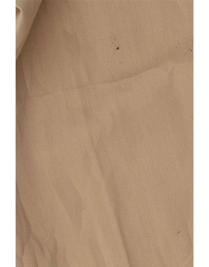 Zara Γυναικείο ίσιο παντελόνι Medium W28 L27 Beige Polyester