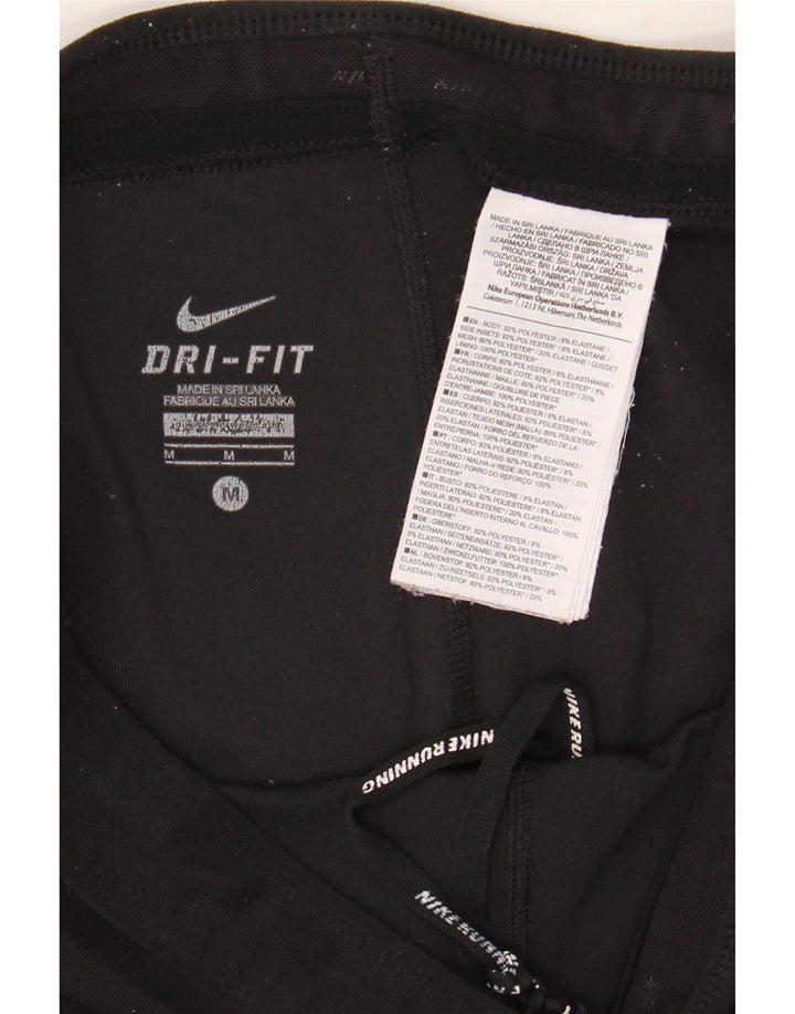 Γυναικείο κολάν Nike Dri Fit UK 14 Μεσαίο μαύρο πολυεστέρα