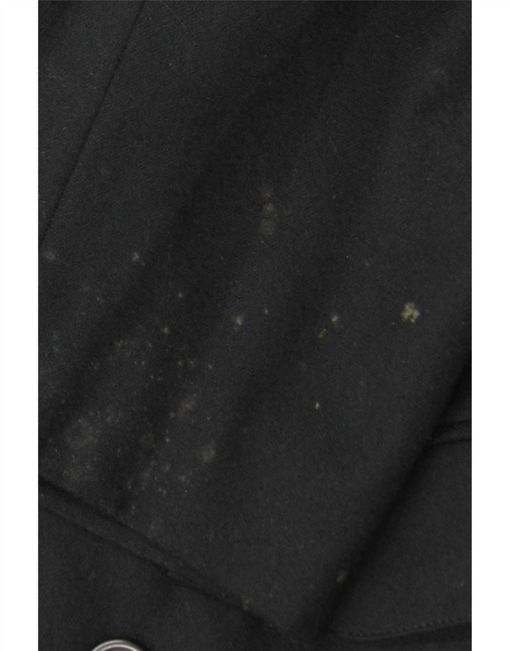 SISLEY Ανδρικό σακάκι Blazer με διπλό στήθος UK 38 μεσαίο μαύρο μαλλί