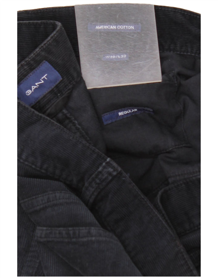 Ανδρικό κοτλέ παντελόνι GANT Regular W40 L32 Navy Blue Βαμβακερό