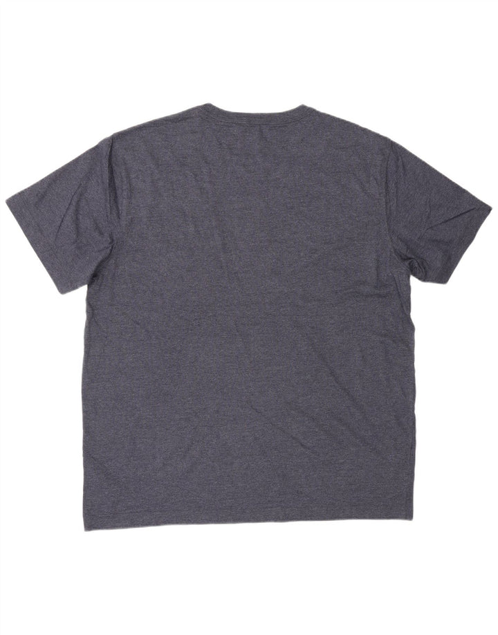 Ανδρικό γραφικό μπλουζάκι EDDIE BAUER Top Large Navy Blue
