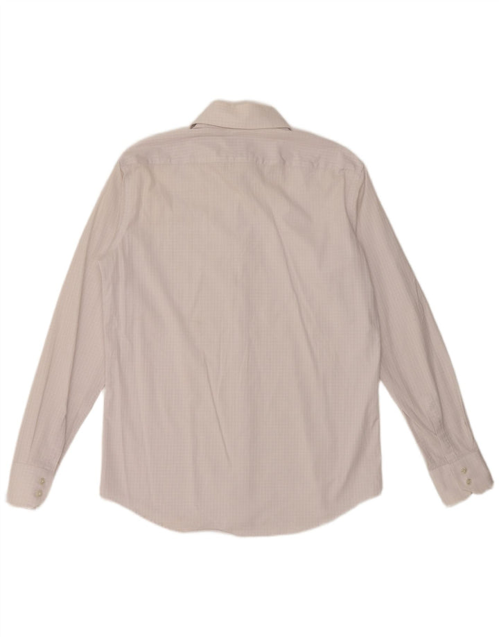 Ανδρικό πουκάμισο HUGO BOSS Regular Fit Size 40 15 3/4 Medium White Gingham