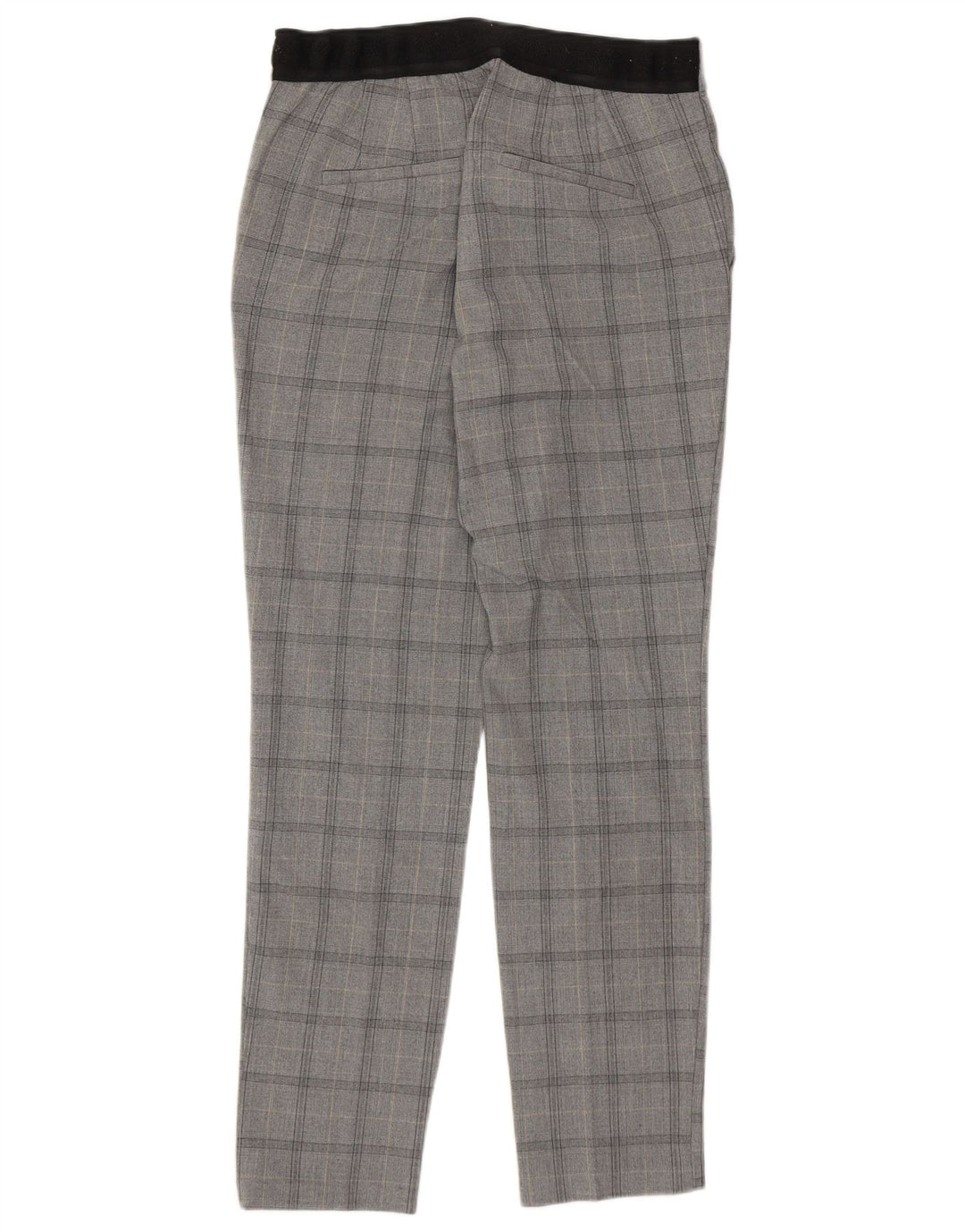 Zara Γυναικείο Slim παντελόνι Chino Medium W28 L27 Grey Check Polyester