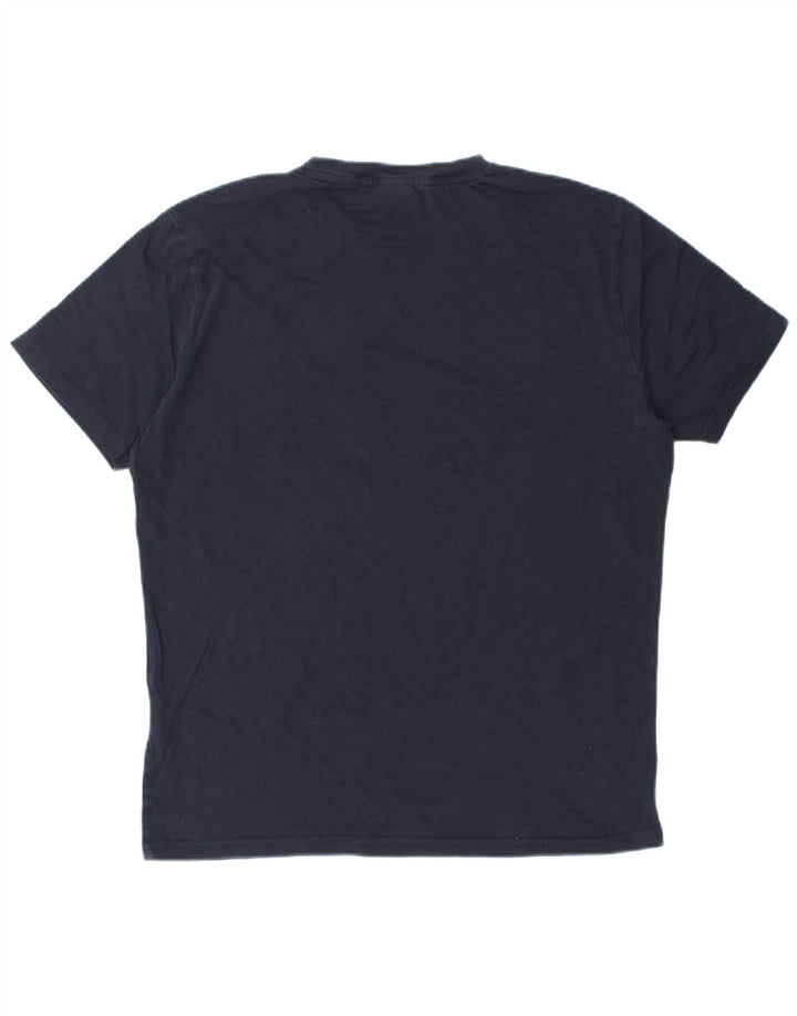 Ανδρικό γραφικό T-shirt CHAMPION Top Medium Navy Blue βαμβακερό