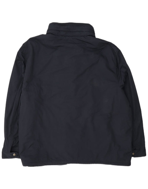 Ralph Lauren Mens Big Hooded Windbreaker Jacket UK 48 4XL Navy Blue