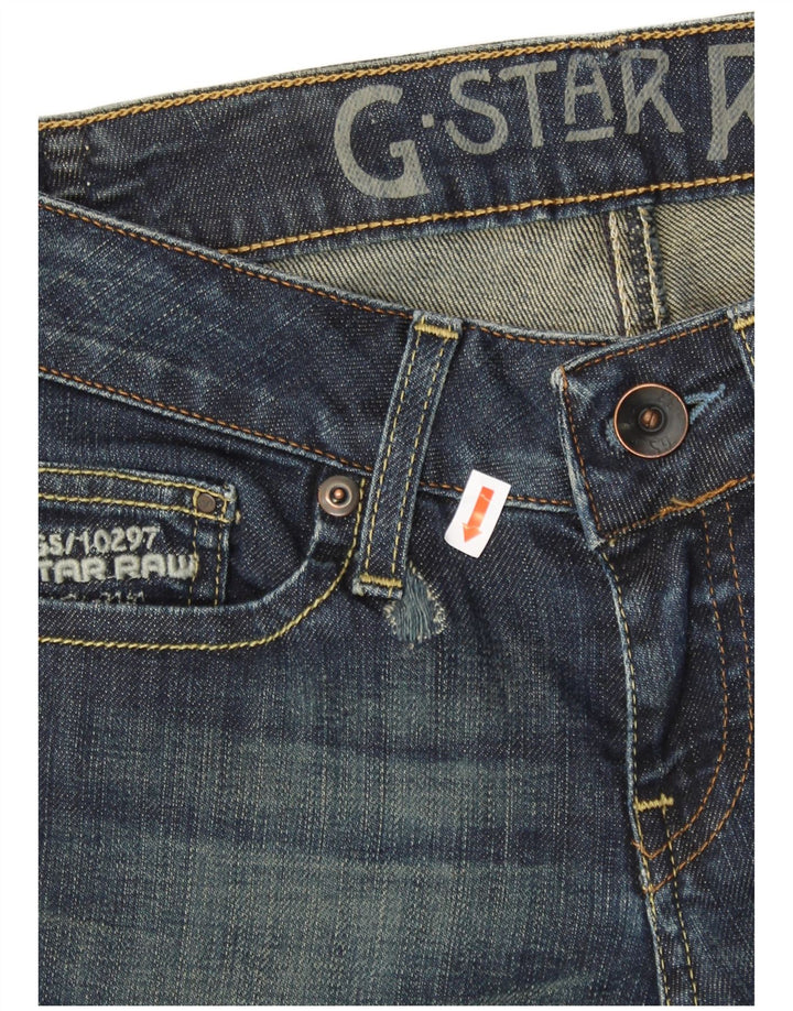 G-STAR Γυναικείο Crop Slim Jeans W27 L26 Μπλε βαμβακερό