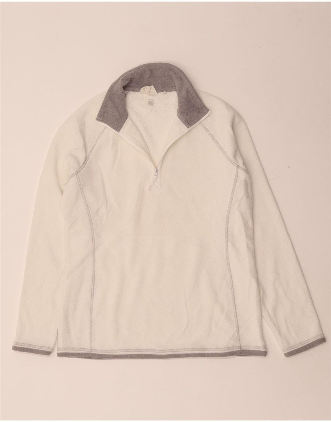 Mountain Warehouse Γυναικείο φερμουάρ Fleece Jumper UK 12 Medium White
