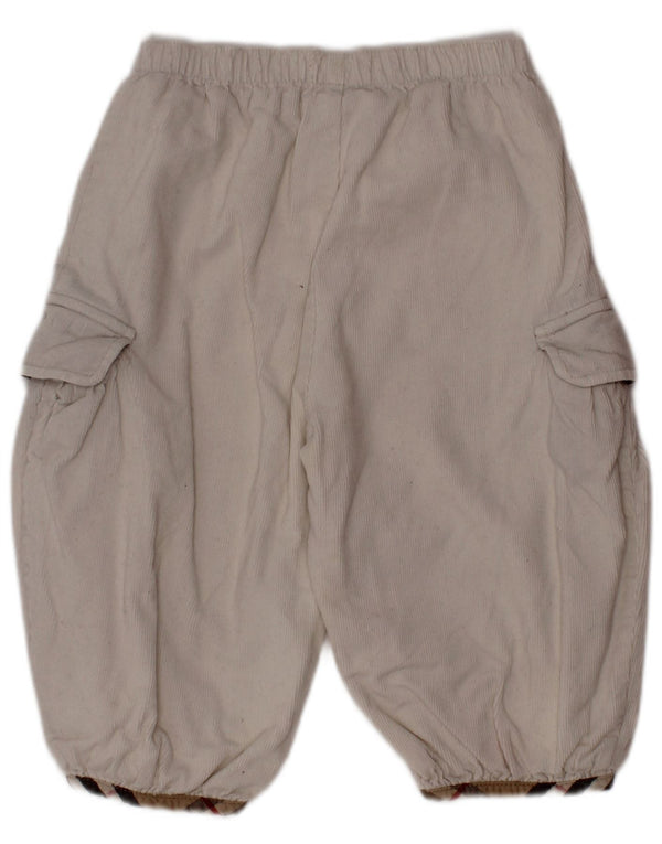 Burberry Baby Boys ίσιο κοτλέ παντελόνι 9-12 μηνών W18 L8 Λευκό