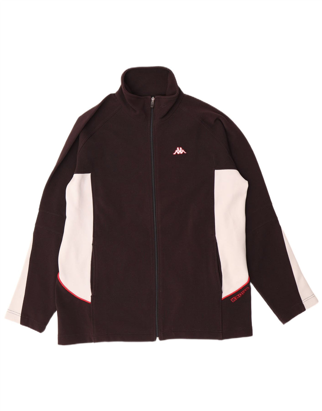 Ανδρική φόρμα KAPPA Top Jacket Large Black Colourblock Polyester