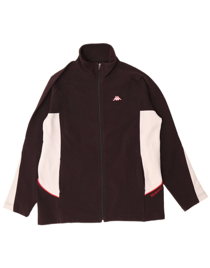 Ανδρική φόρμα KAPPA Top Jacket Large Black Colourblock Polyester