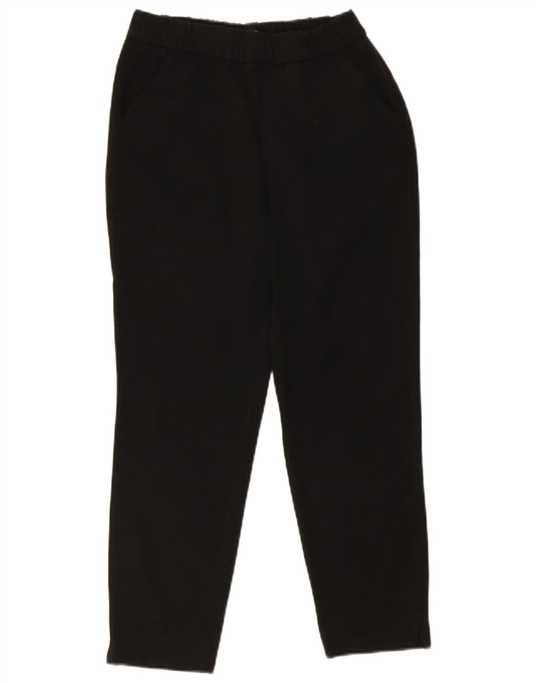 Zara Γυναικείο Slim Cropped Παντελόνι Small W26 L24 Black