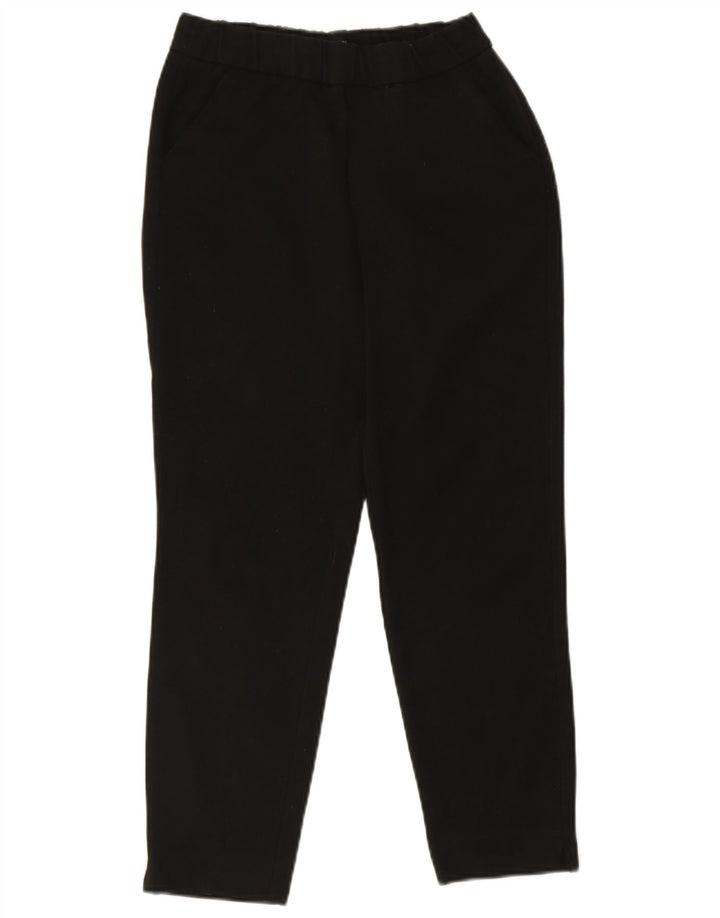 Zara Γυναικείο Slim Cropped Παντελόνι Small W26 L24 Black