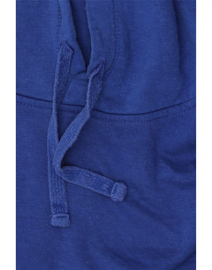 Zara Γυναικείο Hoodie Jumper UK 14 Medium Blue βαμβακερό