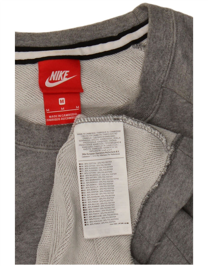 Ανδρικό φούτερ Nike Jumper από μεσαίο γκρι βαμβάκι