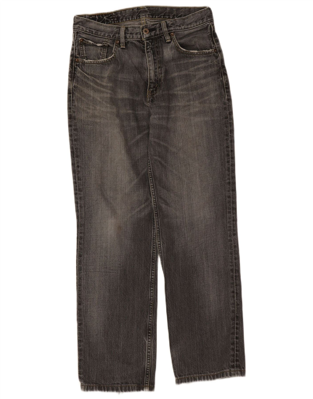 Levi's Mens 502 Tapered Jeans W31 L30 Γκρι βαμβακερό