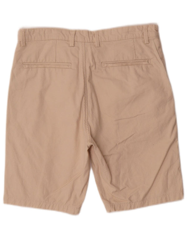 Vintage ανδρικό σορτς Chino EU 38 Small W30 Βαμβακερό μπεζ ρίγες