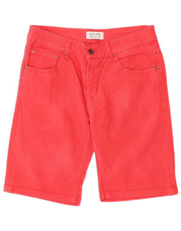 Ανδρικό τζιν σορτς Zara EU 40 Medium W31 Κόκκινο