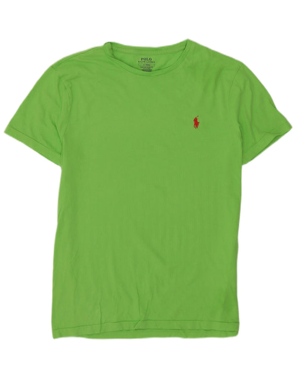Γυναικείο γραφικό μπλουζάκι Polo Ralph Lauren Top UK 14 Medium Green