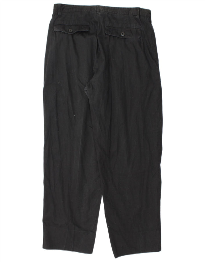 POP 84 Γυναικείο παντελόνι Chino με καρφίτσες Medium W30 L27 Μαύρο