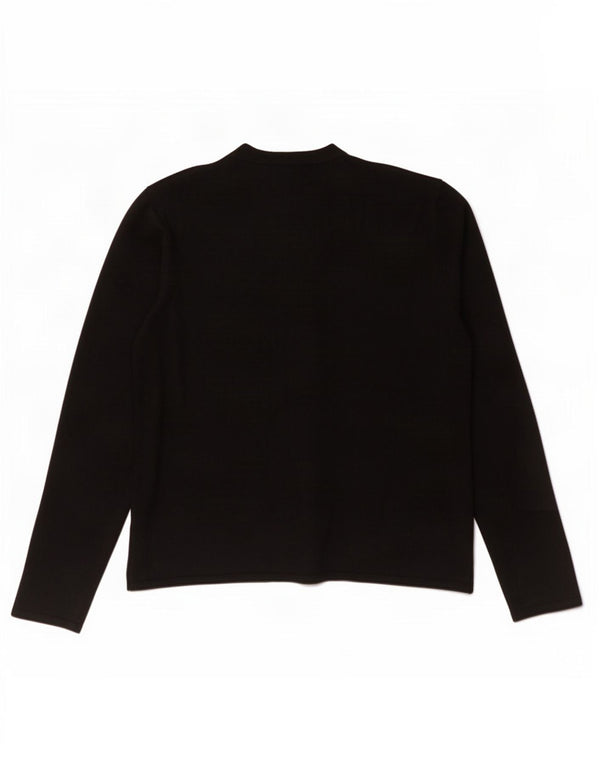 Marks & Spencer Γυναικεία Ζακέτα πουλόβερ UK 18 XL Μαύρη βισκόζη