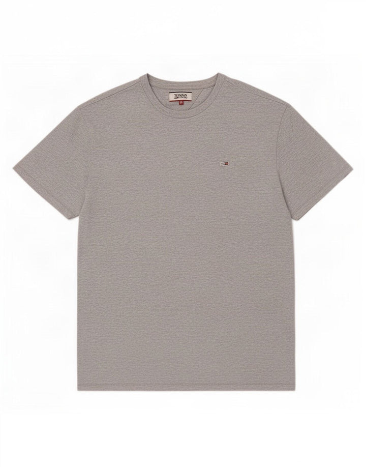 Ανδρικό T-Shirt Tommy Hilfiger Top Μεσαίο γκρι βαμβακερό