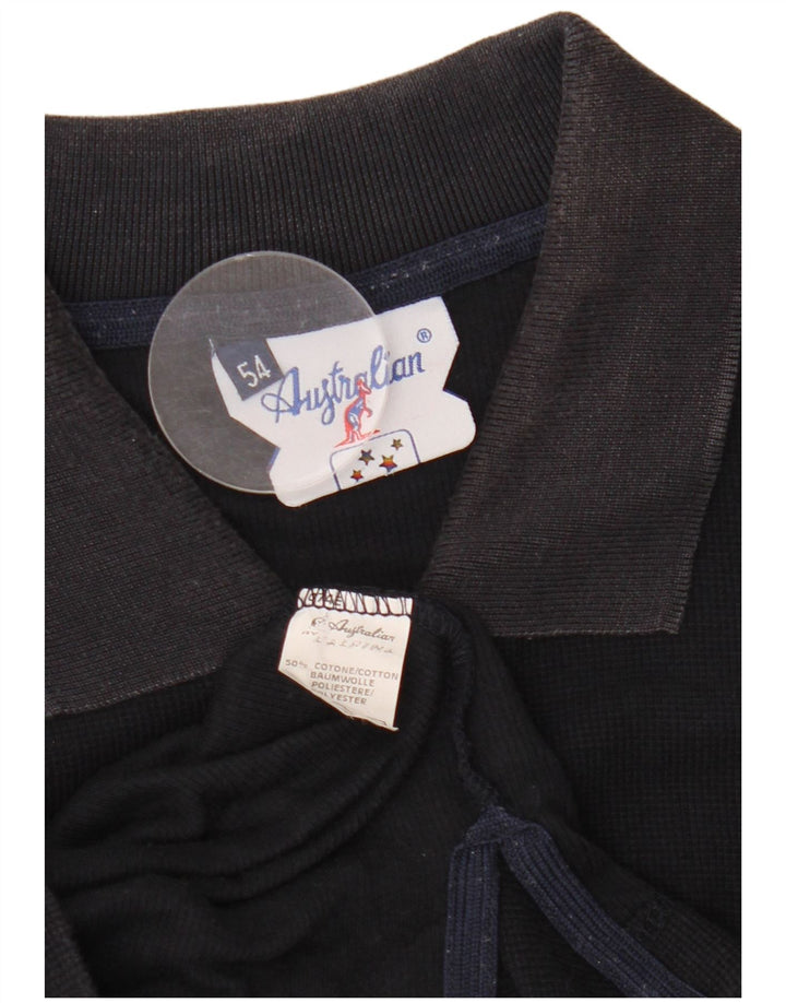 AUSTRALIAN L'ALPINA Ανδρικό κοντομάνικο πουκάμισο IT 54 XL Navy Blue βαμβακερό