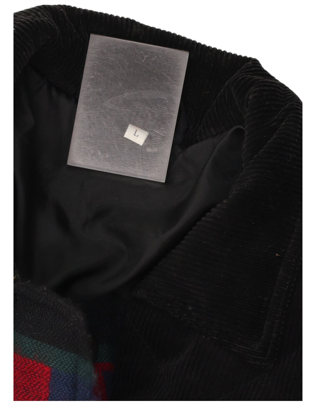 Ανδρικό καπιτονέ μπουφάν VINTAGE UK 40 Μεγάλο Πολύχρωμο Γεωμετρικό