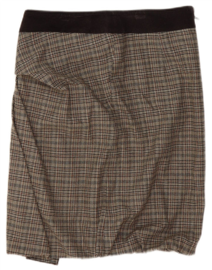Max & Co. Γυναικεία μίνι φούστα UK 8 Small W28 Brown Check