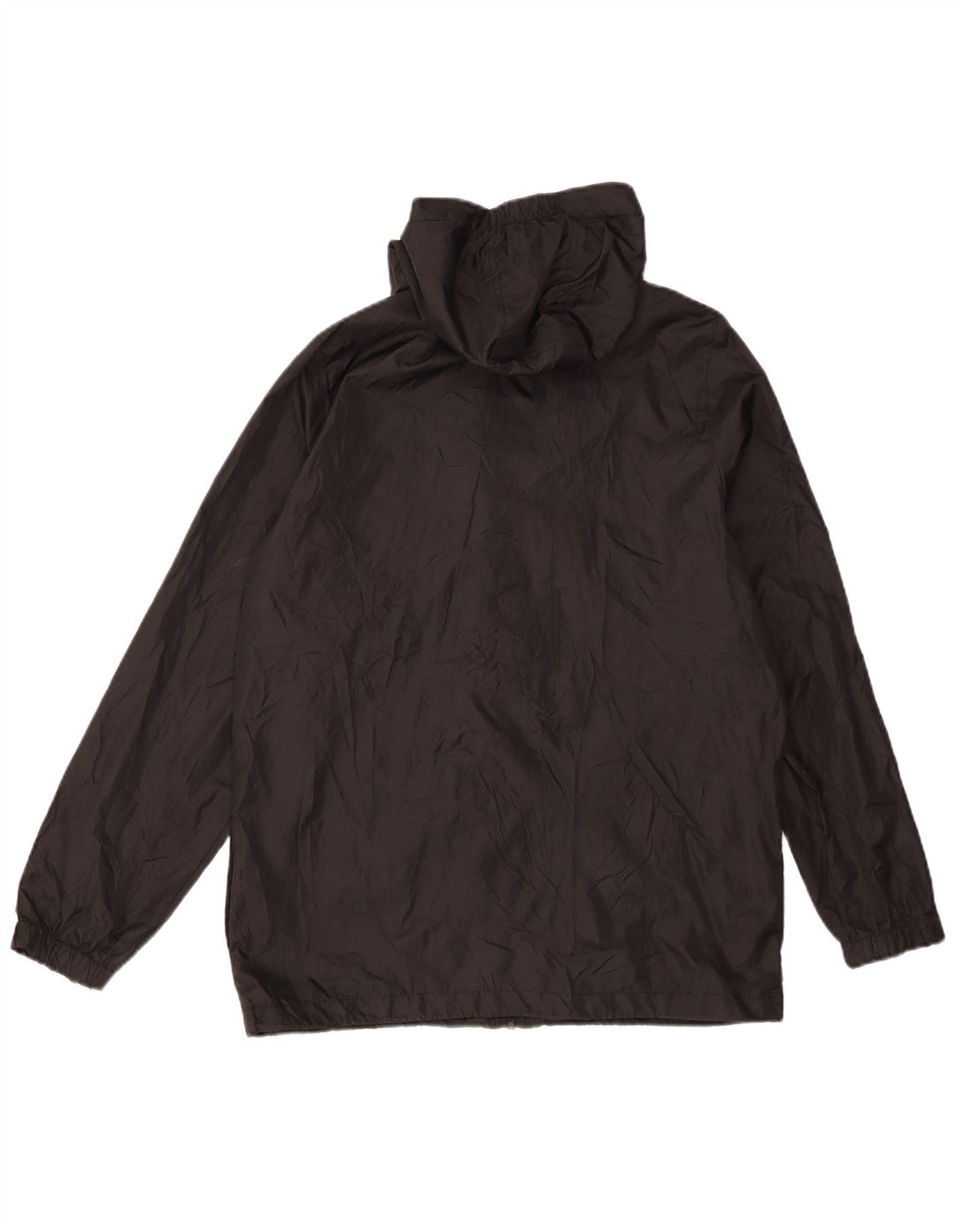 Μπουφάν Kappa Boys Hooded Windbreaker 13-14 Years Black Polyester