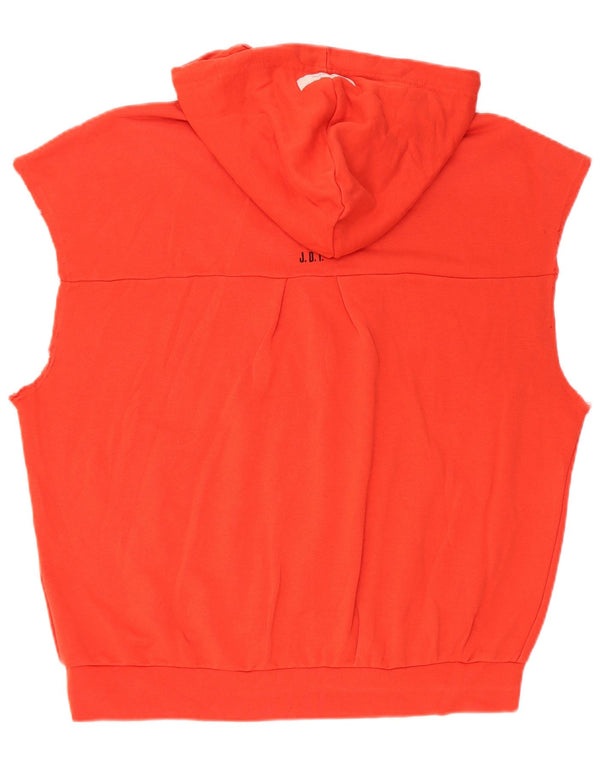 Nike γυναικεία αμάνικα υπερμεγέθη κουκούλα UK 10 Small Red Cotton