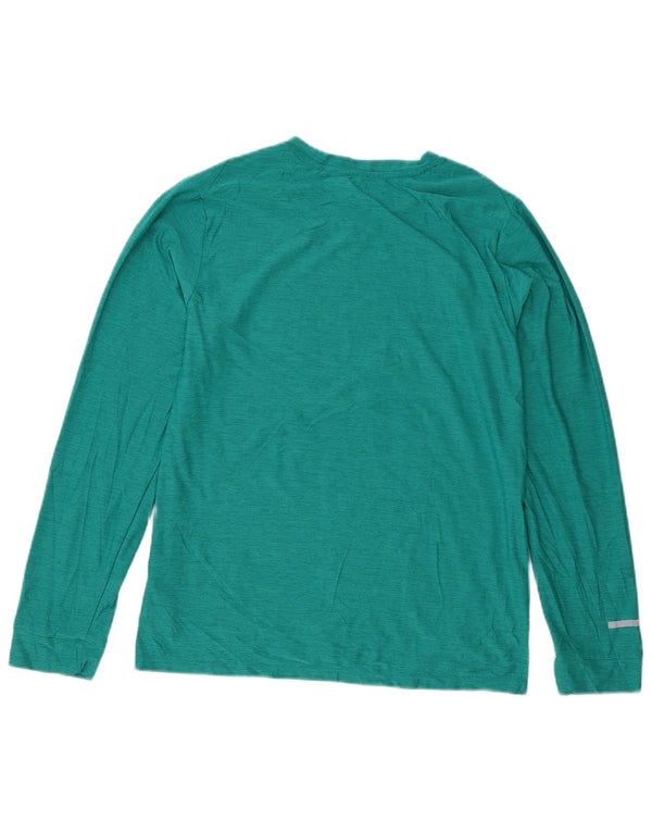Russell Athletic Boys Top μακρυμάνικο 15-16 ετών 2XL Green Flecked