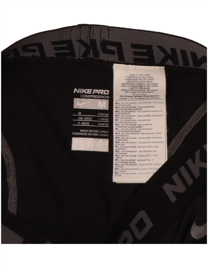 Ανδρικά γραφικά κολάν Nike UK 39/41 Μεσαίο μαύρο πολυεστέρα