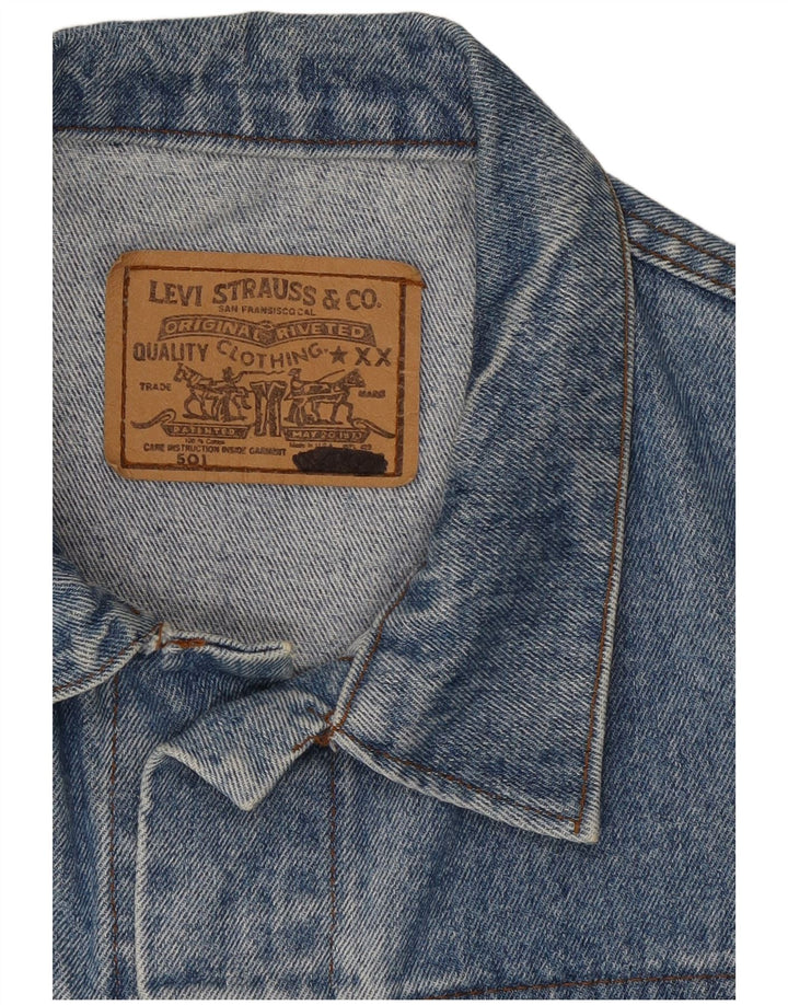 Ανδρικό τζιν μπουφάν Levi's UK 42 XL Μπλε