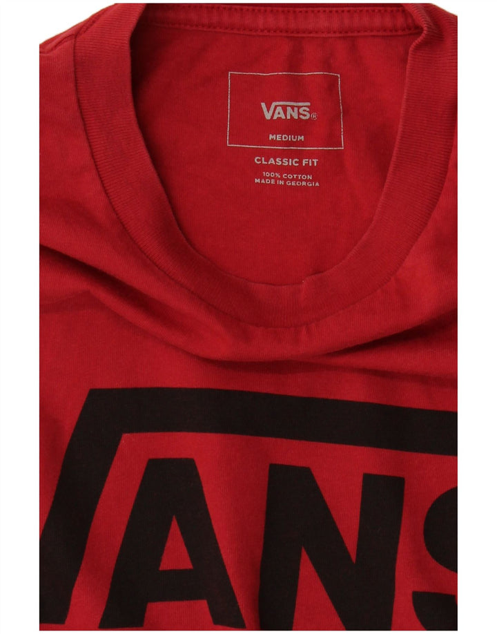 Ανδρικό T-Shirt Vans Classic Fit Top Μεσαίο κόκκινο βαμβακερό