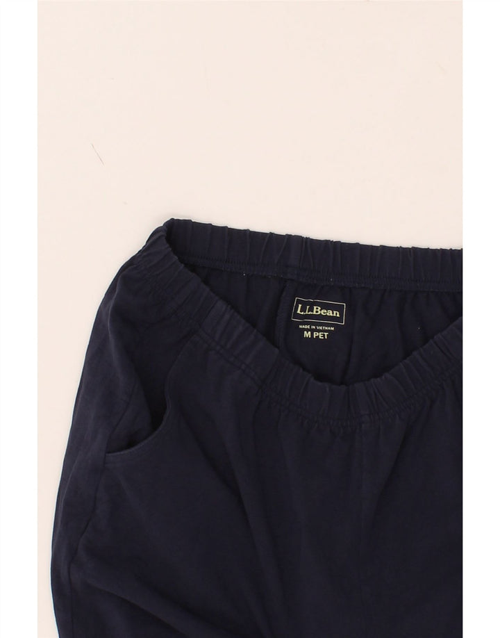 L.L.BEAN Womens Tracksuit Trousers UK 14 Medium  Navy Blue Cotton Vintage L.L.Bean and Second-Hand L.L.Bean from Messina Hembry 
