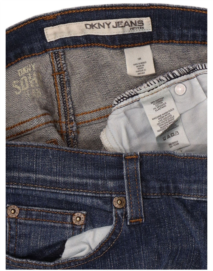 DKNY Γυναικεία Petites Bootcut Jeans US 10 Large W30 L26 Blue Cotton