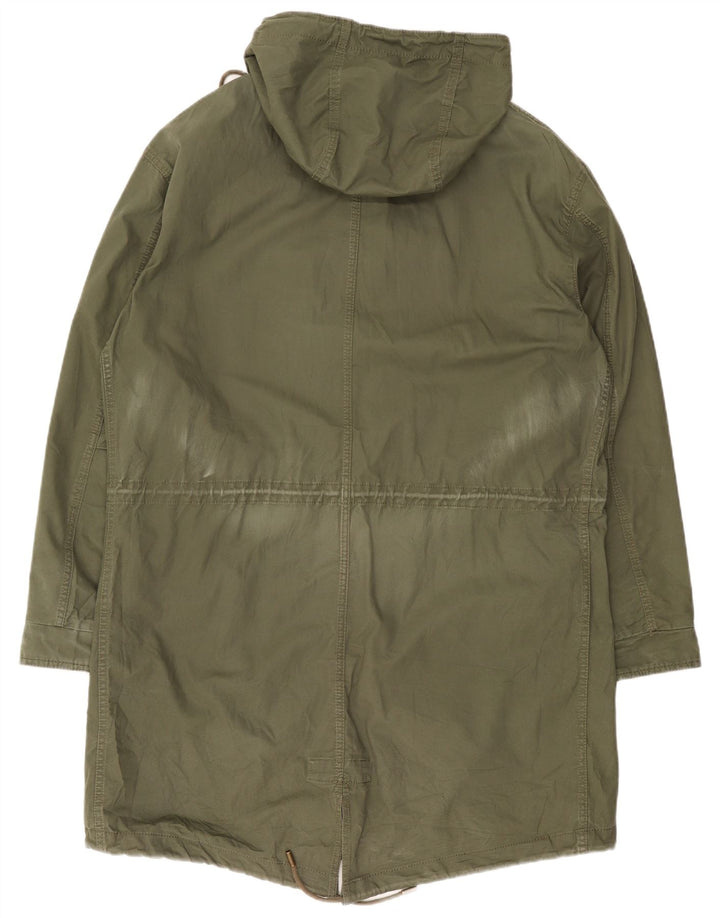 Zara Ανδρικό μπουφάν Parka με κουκούλα UK 40 Large Khaki