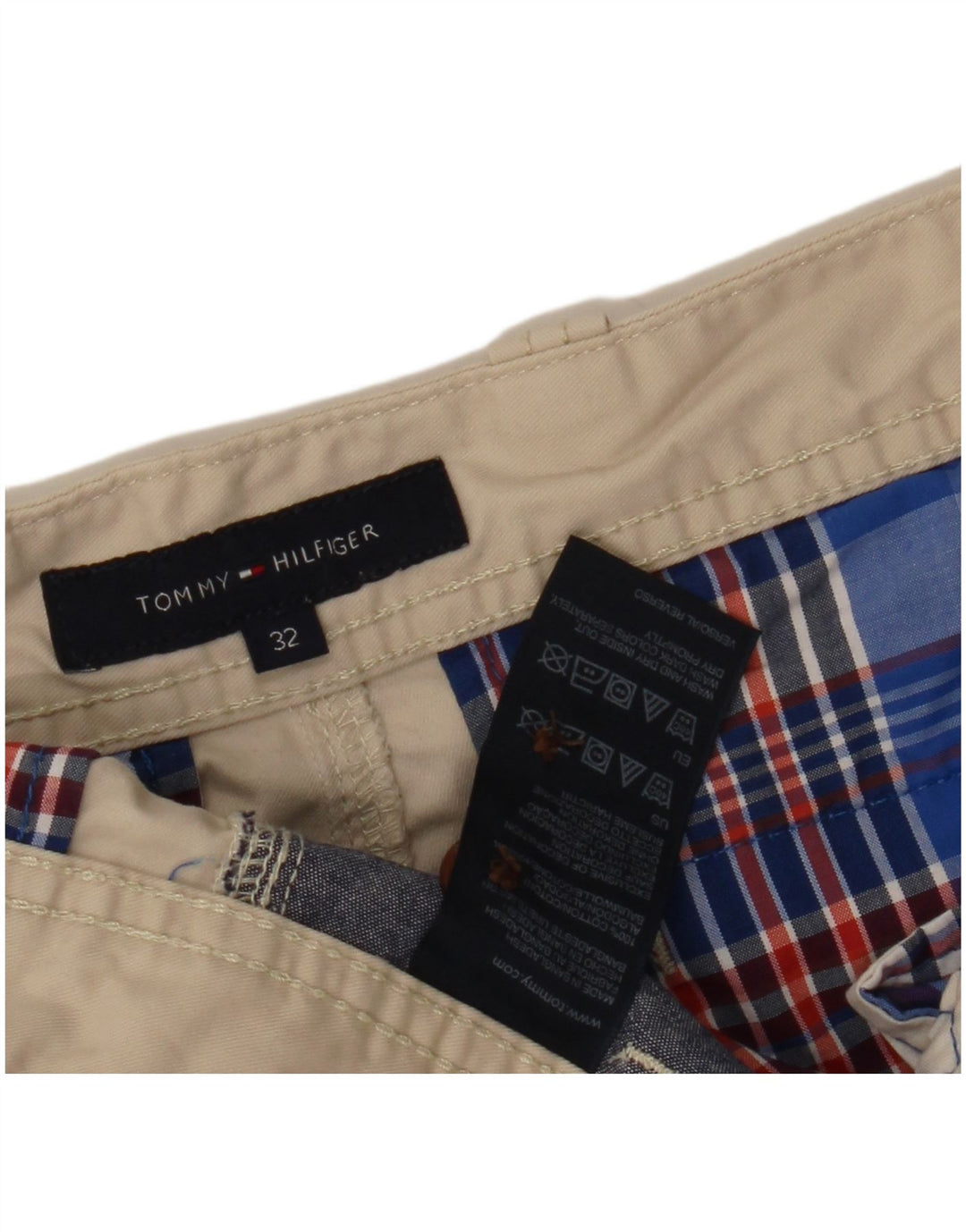 Ανδρικό σορτς Cargo TOMMY HILFIGER W32 Βαμβακερό μεσαίο μπεζ