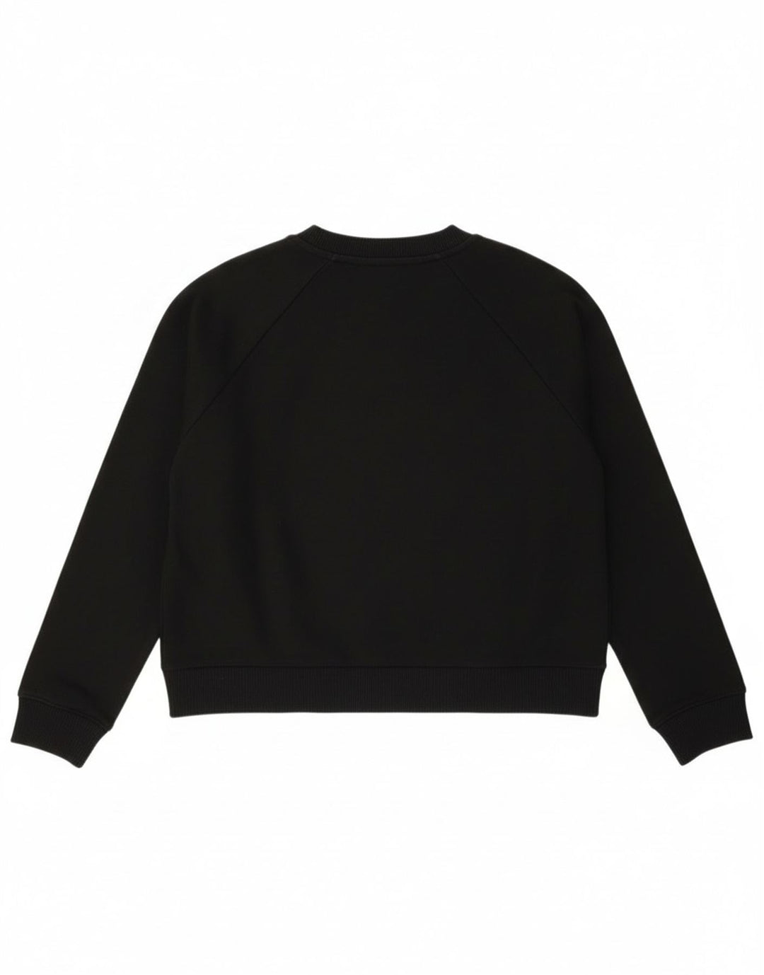 Vans Womens Crop Graphic Oversized Φούτερ Jumper UK 14 Medium Black