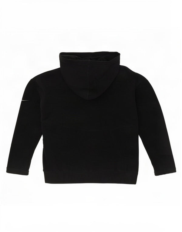 Nike γυναικεία κουκούλα μεγάλου μεγέθους Fleece Jumper UK 10 Small Black Polyester