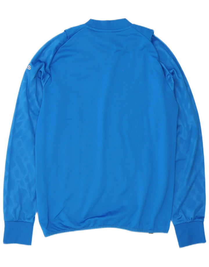 Adidas Ανδρικό Climawarm Top Μακρύ μανίκι Μεσαίο Μπλε Πολυεστέρας