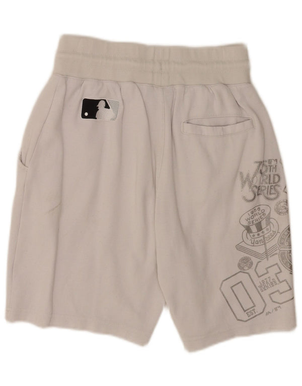 Majestic Ανδρικό γραφικό αθλητικό σορτς New York Yankees XS Λευκό βαμβακερό
