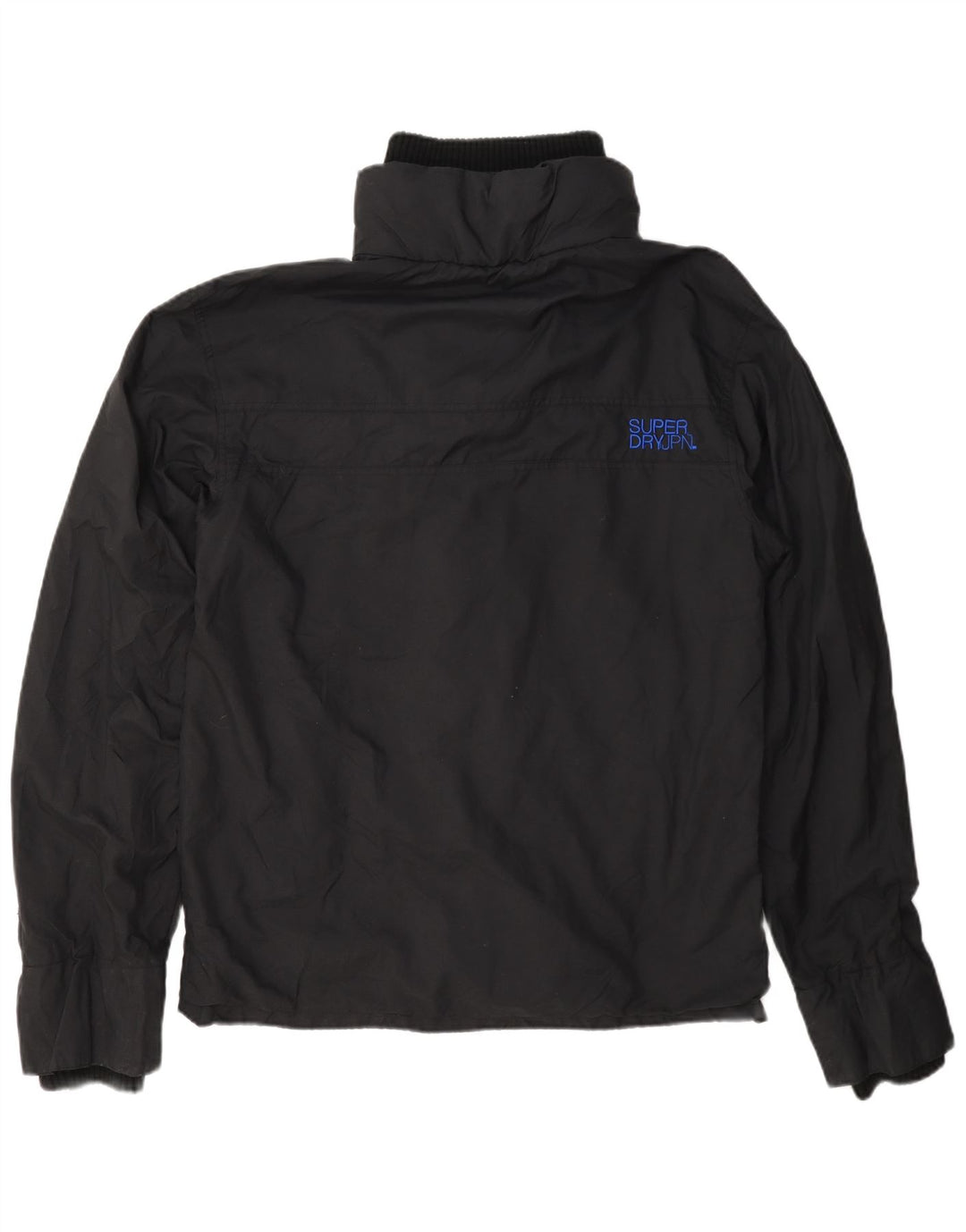 Superdry Γυναικείο μπουφάν βροχής UK 20 2XL Μαύρο νάιλον