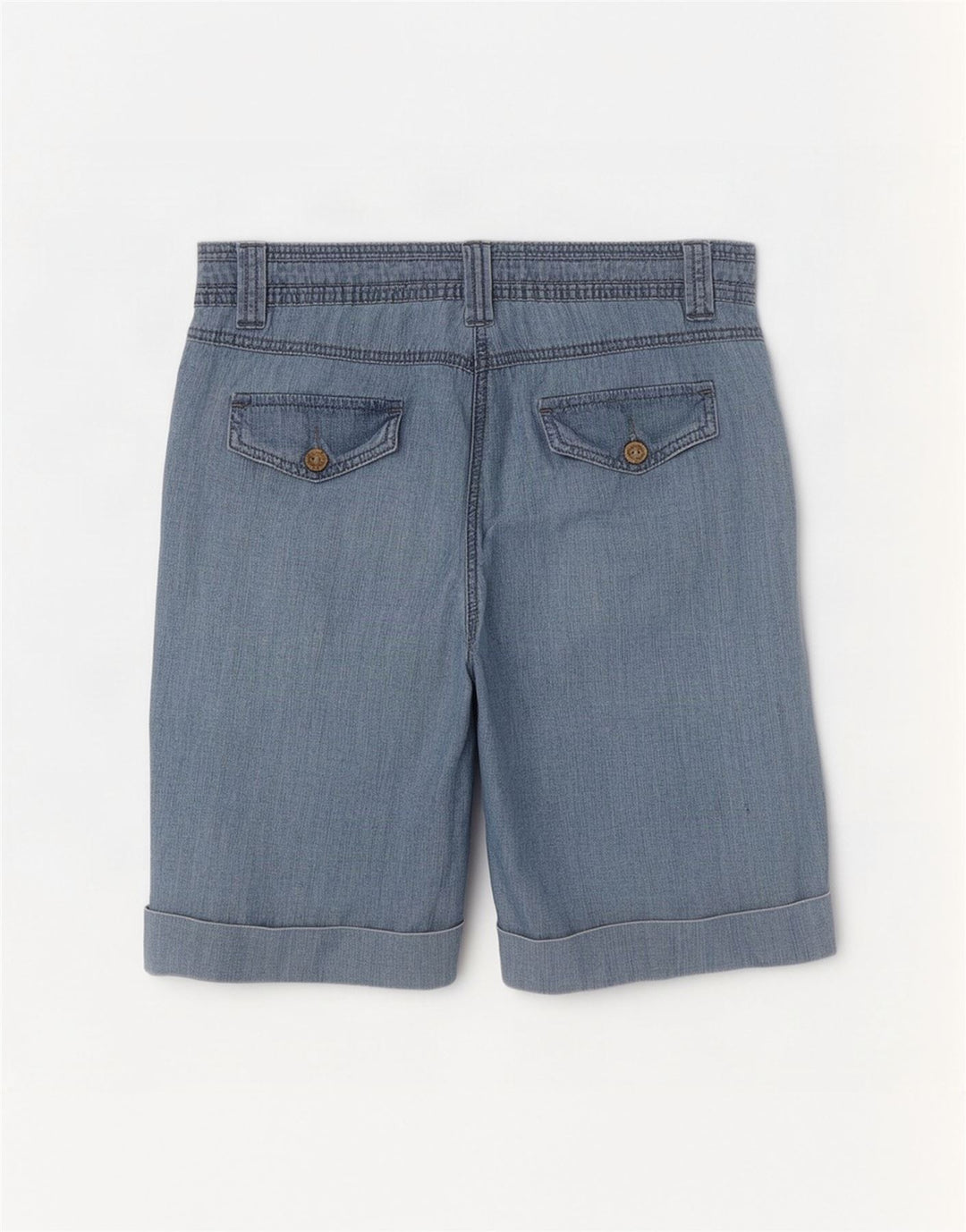 M&Co Γυναικεία βερμούδα UK 14 Large W32 Μπλε βαμβακερό