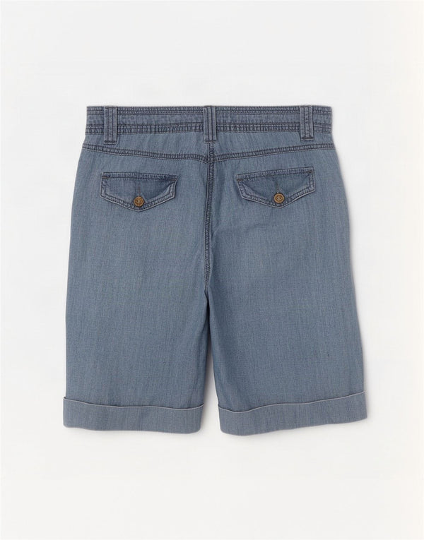 M&Co Γυναικεία βερμούδα UK 14 Large W32 Μπλε βαμβακερό