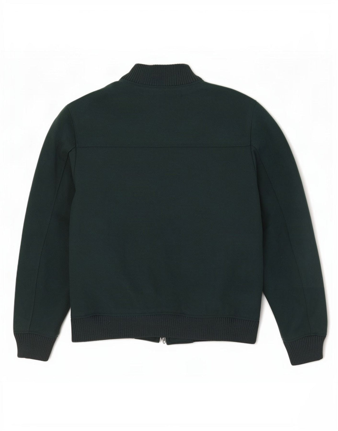 Zara Mens Bomber Jacket UK 40 Large Green Polyester